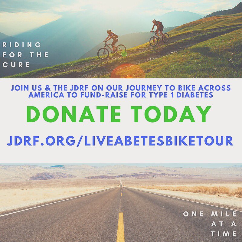 ashtynmann's tweet photo. The countdown has begun! We start our journey across America on May 1st!! #LIVEabetes https://t.co/ZXDRUrmJXc