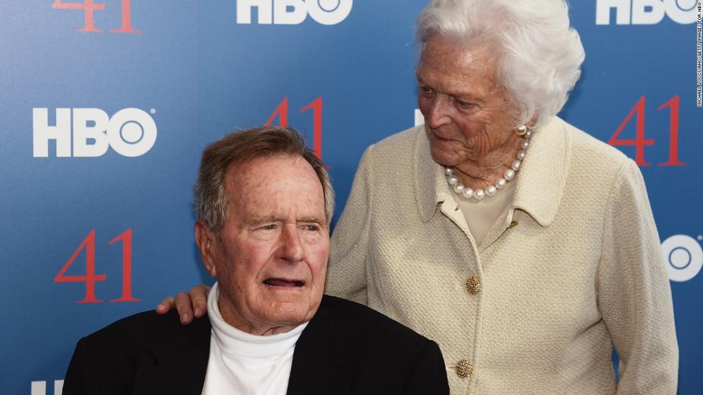 CNN's tweet photo. Fmr. President George H.W. Bush is improving and could leave the hospital as soon as this weekend, a spokesman says https://t.co/rQXz92EmBD https://t.co/uk4MdbiENJ