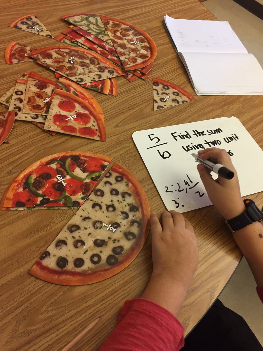 IrenaHall_GSCES's tweet image. Students built an appetite for finding sums of fractions using only two unit fractions! #learninghandson