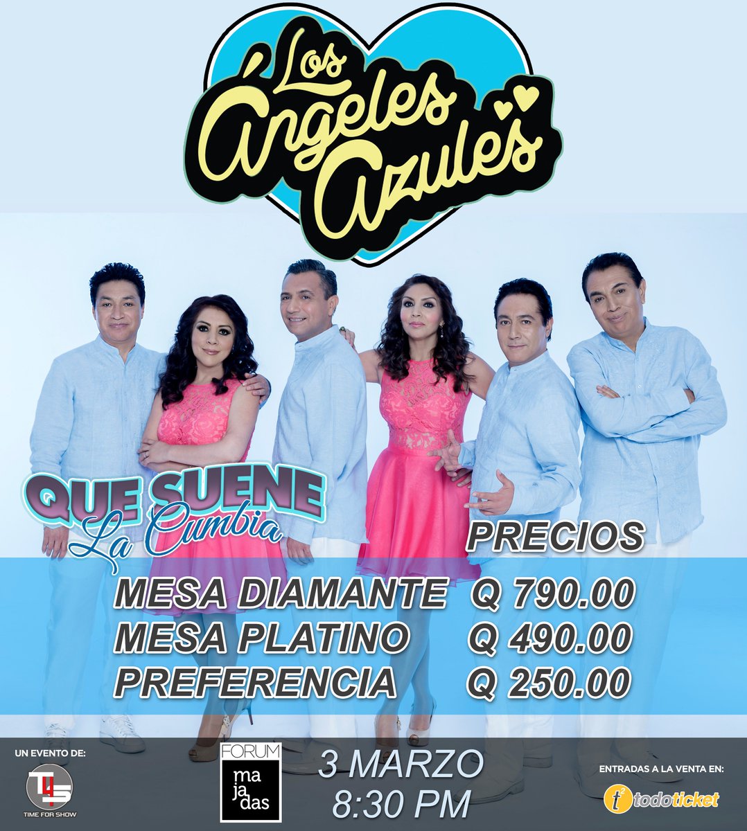 timeforshowgt's tweet photo. Ya estamos a la venta con el evento del año Los Ángeles Azules, compra tus boletos en @Todoticket https://t.co/OdipU5SQ60
