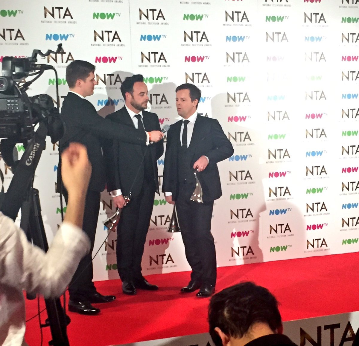 AntandDecPics's tweet photo. Backstage interviews #NTAS https://t.co/wMileIJBWp