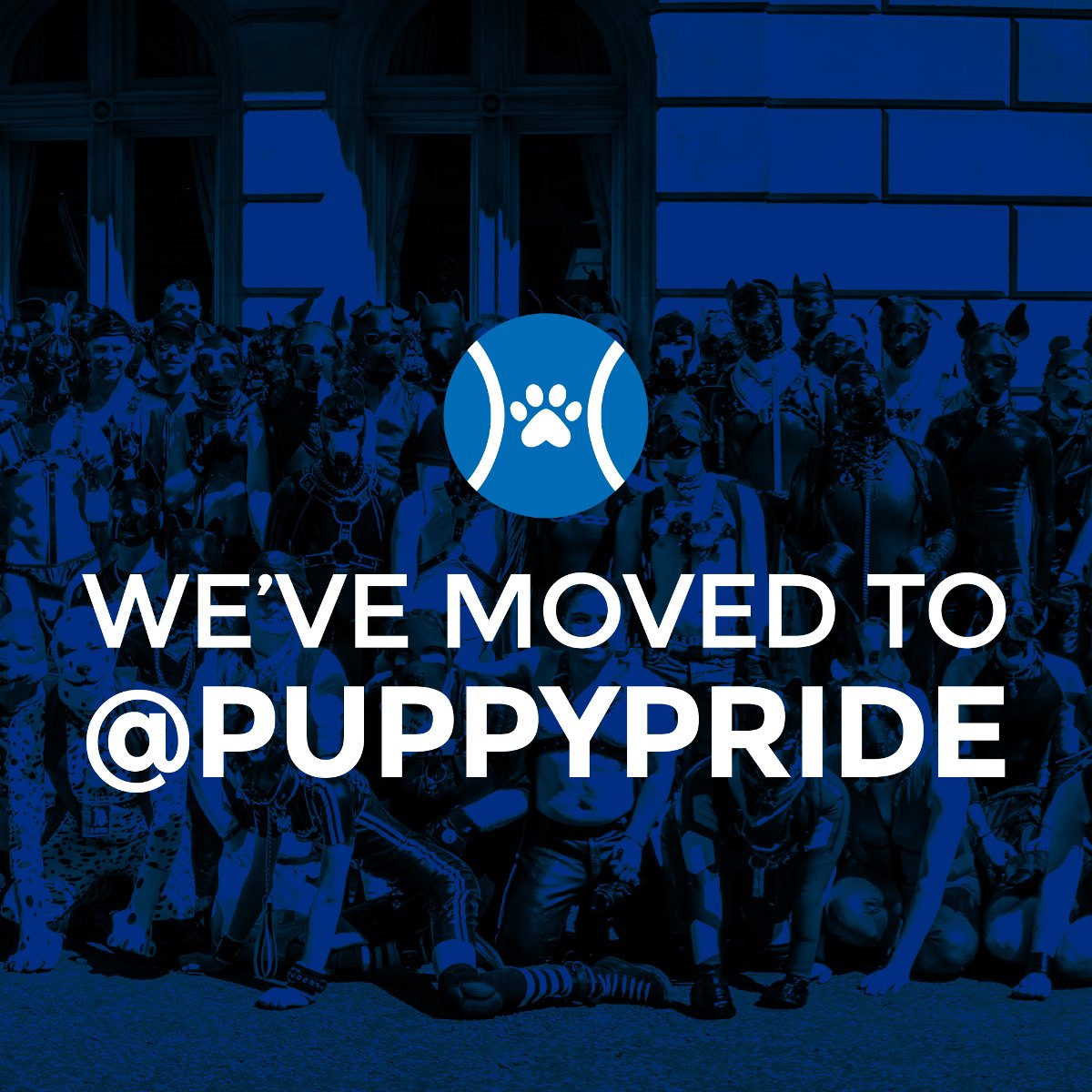 Puppy Pride has changed its username to <a href="/PuppyPride/">Puppy Pride 🐾</a>!