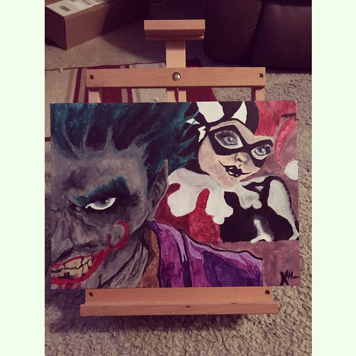SpotsCreations's tweet photo. Finished ✍🏻 @MargotRobbie @JaredLeto #Joker #harley https://t.co/w6DsDtUNmk