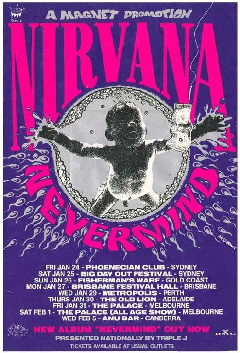 Nirvana Singles Charts