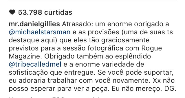 DGilliesBrasil's tweet photo. @danieljgillies postou em seu instagram hoje. Segurem os forninhos porque vem PhotoShoot novo dele 😍 https://t.co/Z4eHC1Itsp