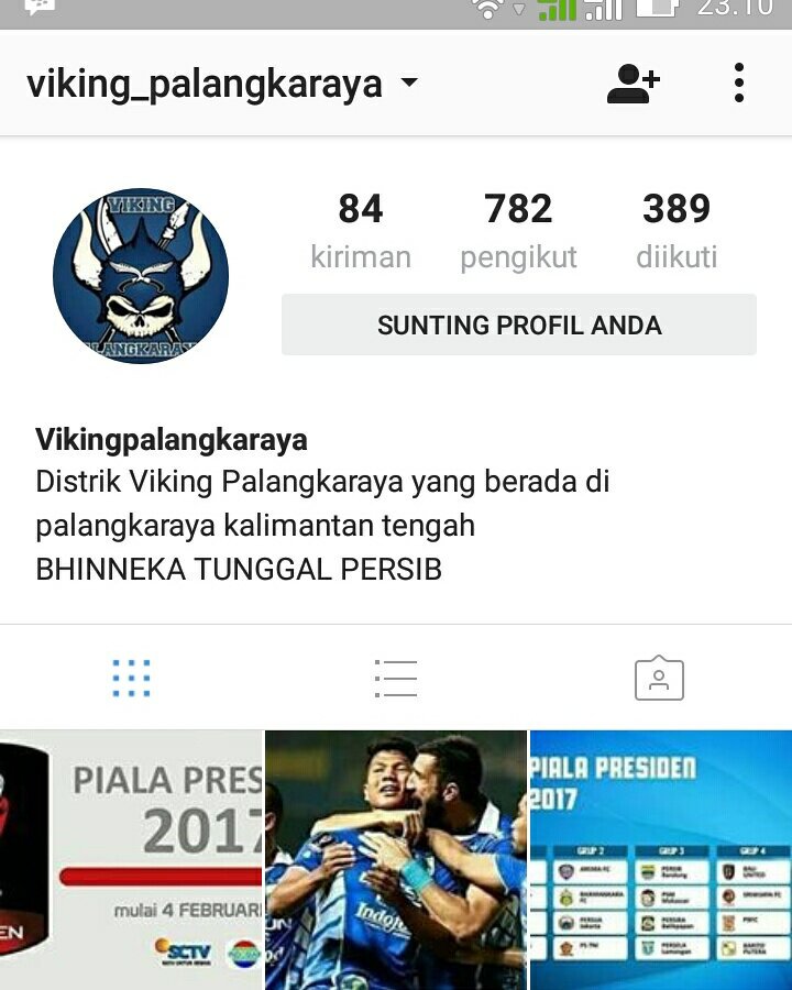 Follow IG <a href="/VikPalangkaRaya/">VIKING PALANGKARAYA</a>