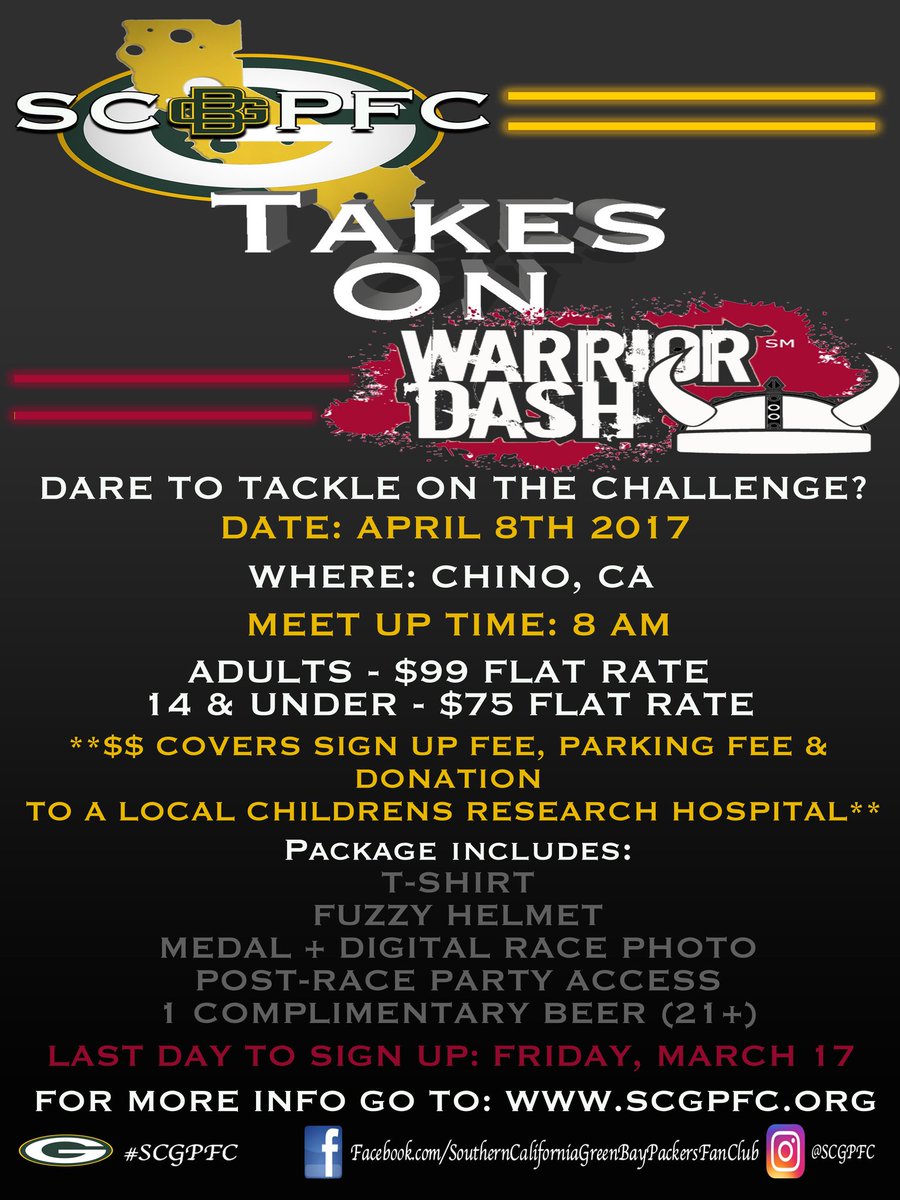 SCGPFC's tweet image. OUR 1st OFF SEASON EVENT &amp;amp; IT'S FOR A GOOD CAUSE JOIN US #SCGPFC #GPG #CHILDRENSHOSPITAL #Packers #LosAngeles  #TOGETHERWEMAKEADIFFERENCE