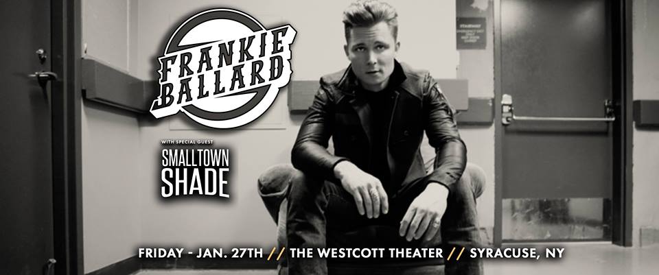 UpstateShows's tweet photo. This Friday, come find out what Rock n Roll is all about when @FrankieBallard hits the @WestcottTheater! Tickets: https://t.co/Y71TUsjmPU https://t.co/EiODSjjumX