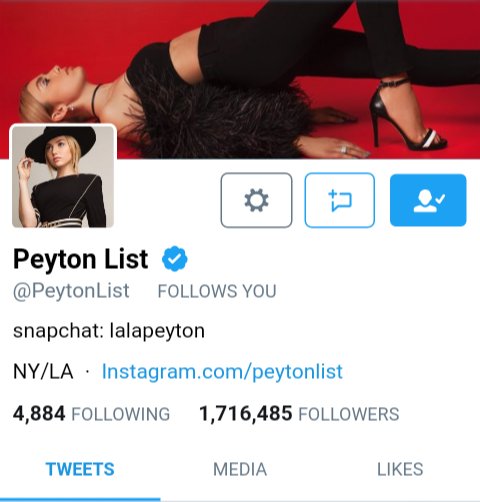 Peyton list snapchat