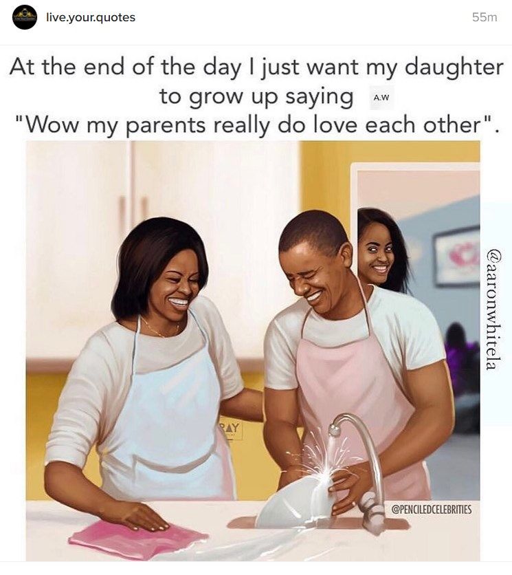 inspireshot's tweet image. Let your relationship be an #positiveexample for your #kids to follow @aaronwhitela