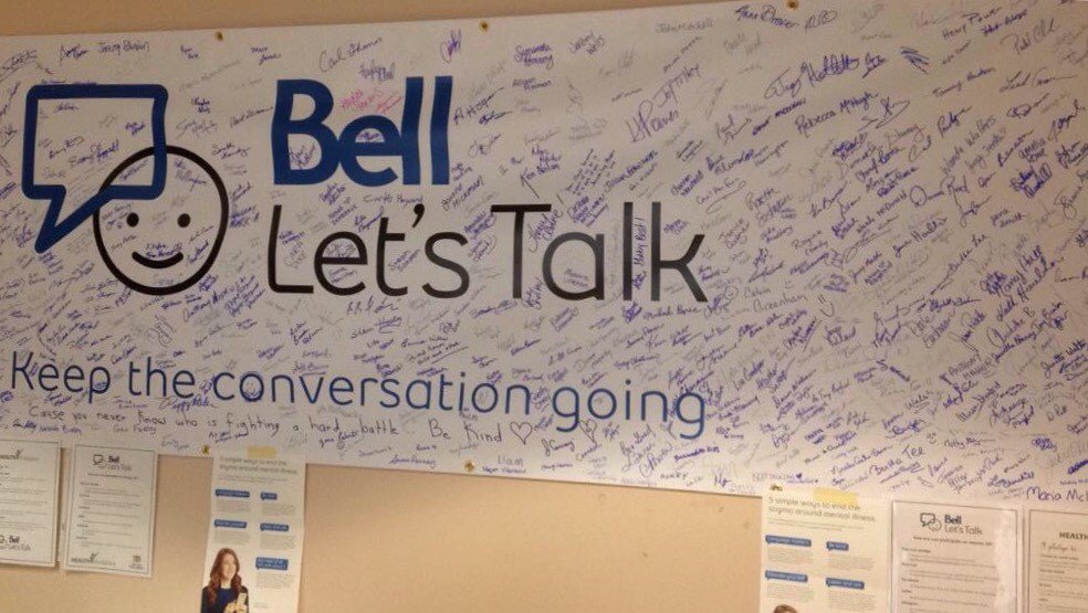 reneedevro's tweet photo. #BellLetsTalk I pledged to start the conversation and keep it going #MentalHealthMatters @NKM724 https://t.co/uZjccz72vn