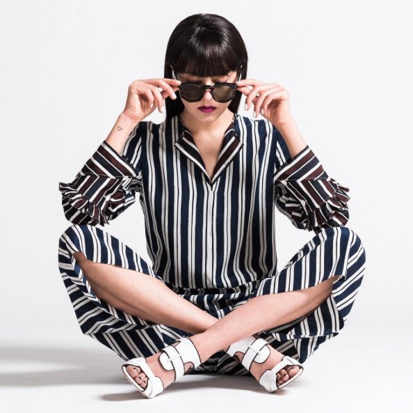 When in doubt, wear stripes - with the new Brannon heels from Jerome's Resort 17 collection. bit.ly/2klCvnK