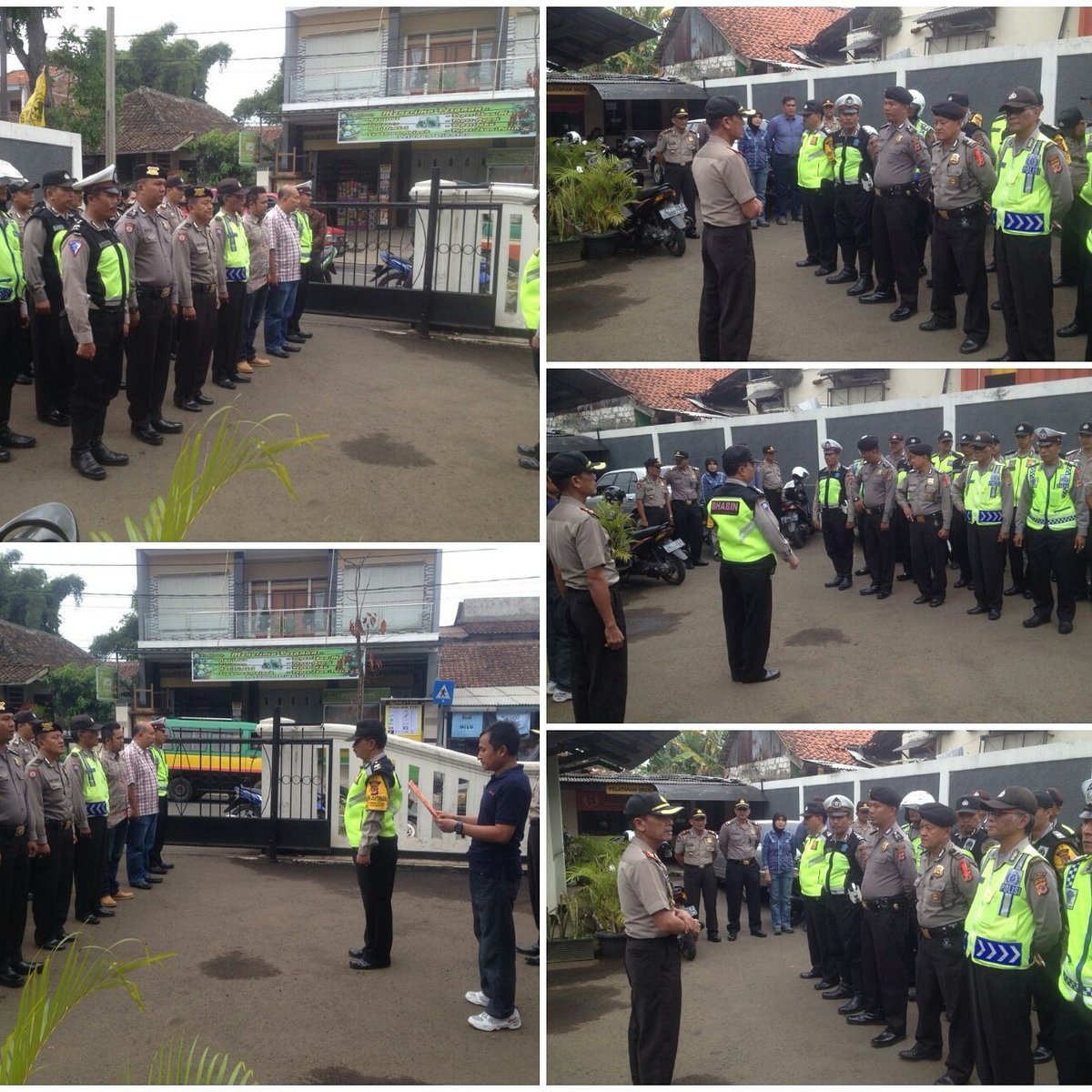 polsekcimahi's tweet photo. Personel melaksanakan apel pagi di pimpin Kapolsek Cimahi Kompol Asep Nandang, S.H bertempat di halaman apel Polsek Cimahi https://t.co/sOzJkJokfK