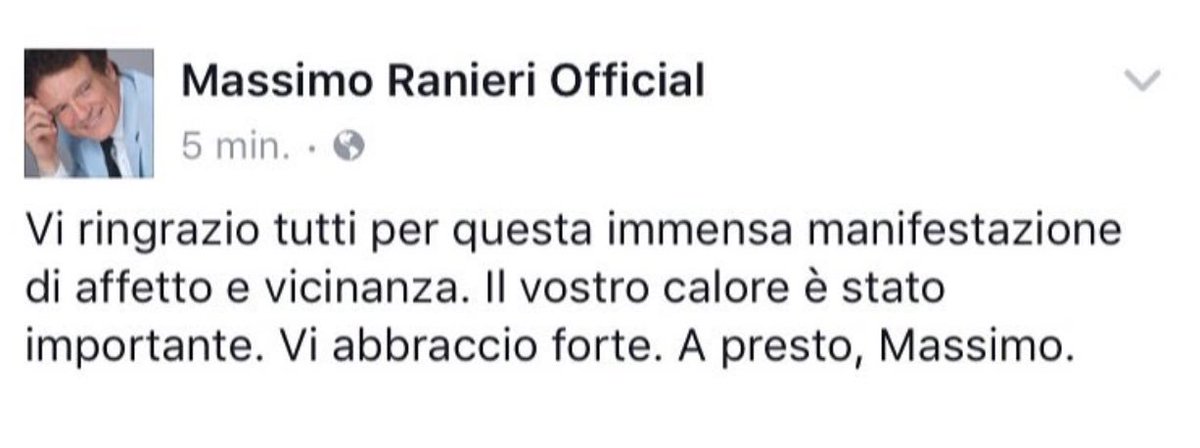 Massimo Ranieri tweet media