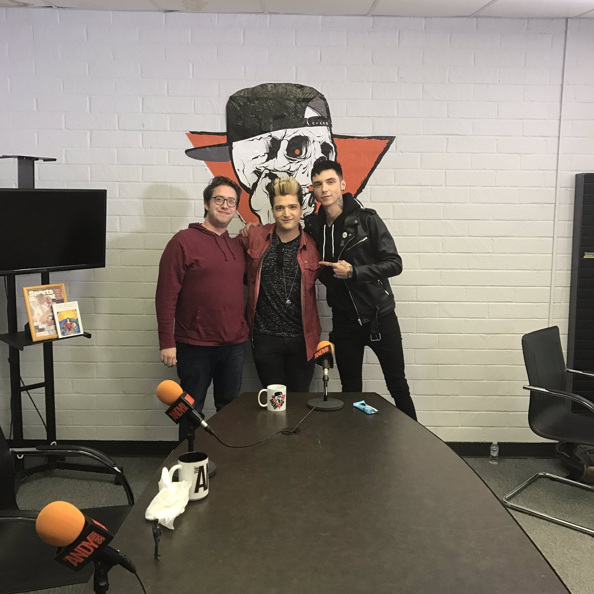 Filming a new episode today. Thanks to Chad from <a href="/Farewell_MyLove/">Farewell, My Love</a> for stopping by!