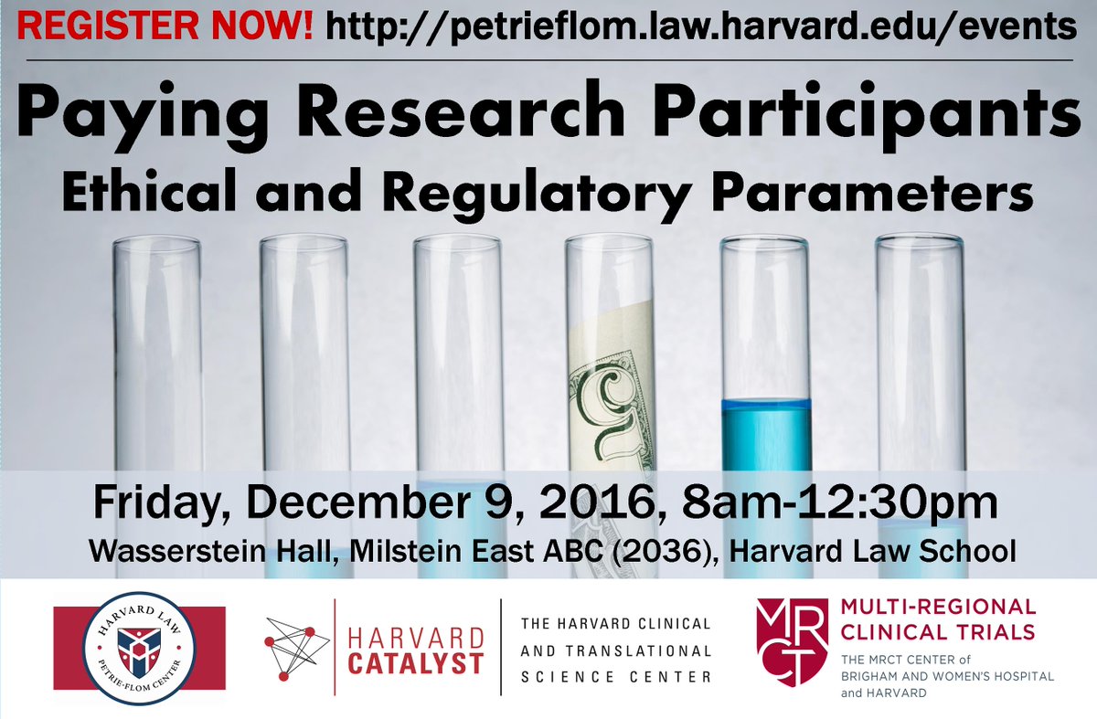 PetrieFlom's tweet photo. Missed "Paying Research Participants: Ethical &amp; Regulatory Parameters" Symposium? Download the slides! https://t.co/ceUXEkQ0Vq #humansubject https://t.co/S9LyrL7cEP