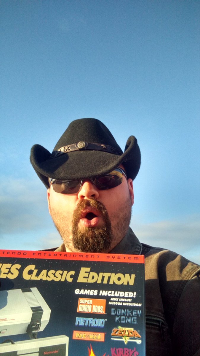 B357Tony's tweet photo. #NESClassicEdition #BasicBitchVoice #LetMeTakeASelfie #PartyLikeIts1989 #FINALLY!!! https://t.co/MLqmIadoRi