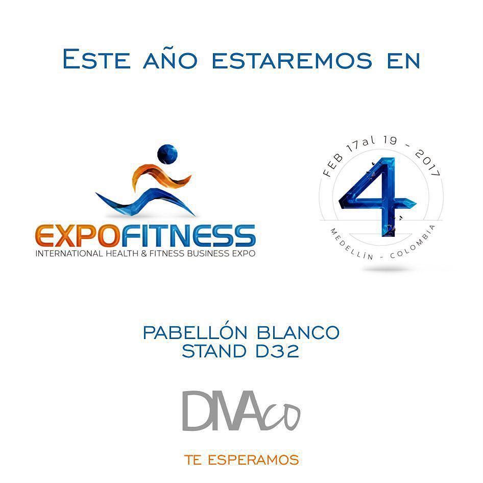Se acerca <a href="/expofitnesscol/">Expofitness Colombia</a> #Medellin así que los esperamos con #DivaCo por ahí en el pabellón blanco con muchas sorp…