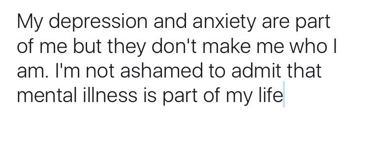 ruth_lessdan's tweet photo. #BellLetsTalk #SickNotWeak #MentalHealthMatters #EndTheStigma #NoOneIsAlone https://t.co/8VUYeOSh8a