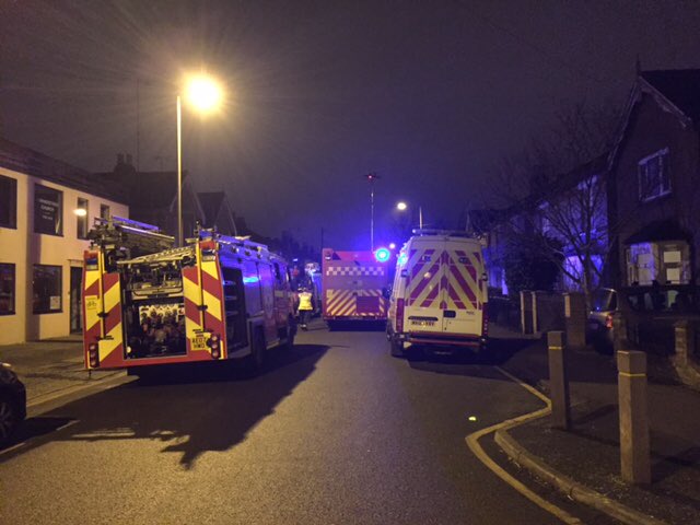 newsnigel's tweet photo. More pix from #chemicalalert in #kingston canbury park Road. Two houses affected; possible solvent dump https://t.co/sWqbNQkhdZ