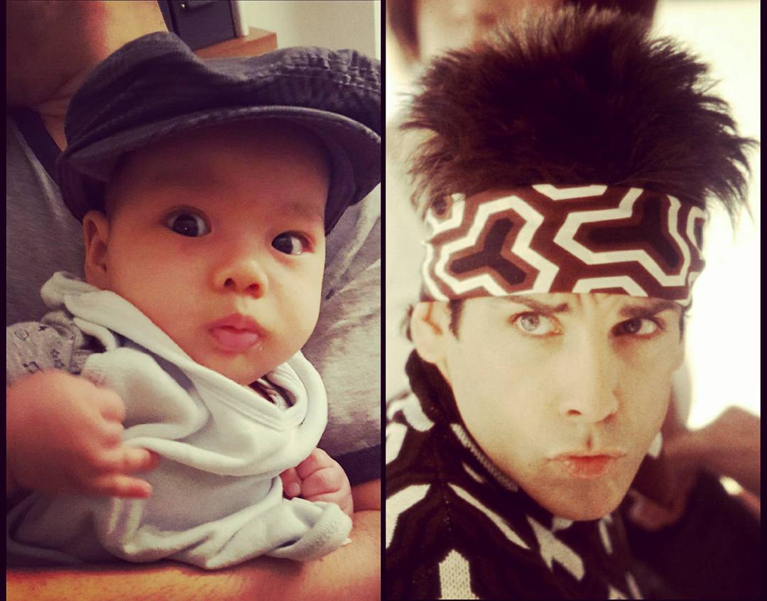 AdelleCaballero's tweet photo. Really, really ridiculously good looking #BornModel #BlueSteel #Zoolander #Nephewlove https://t.co/SOueDUtjVg