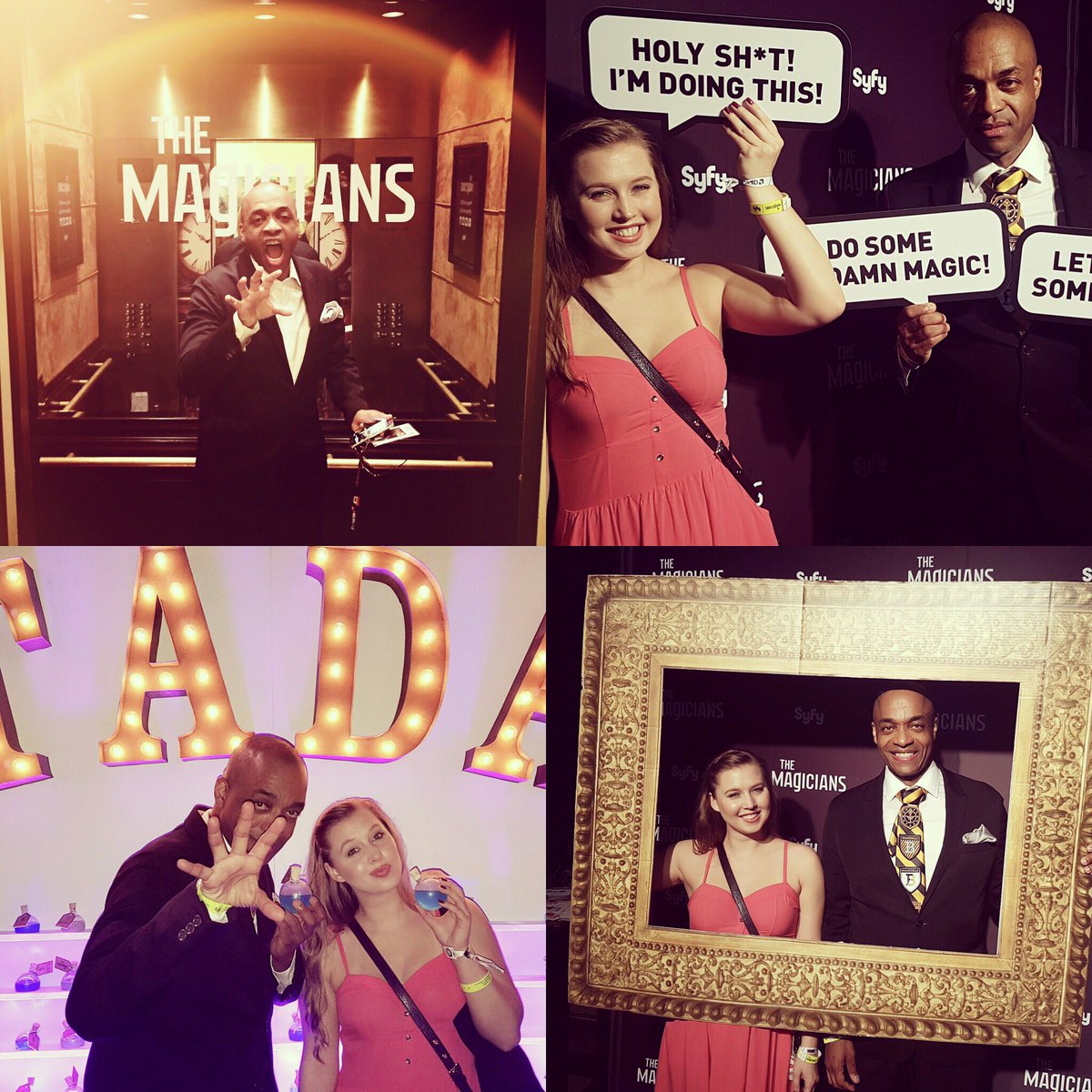 Jamie_Rose89's tweet photo. So excited for season 2 of #TheMagicians starting tonight!!! Bring on the goddamn magic!!! #DoSomeGoddamnMagic @MagiciansSyfy #MagiciansSDCC https://t.co/MWaoXjMCYB