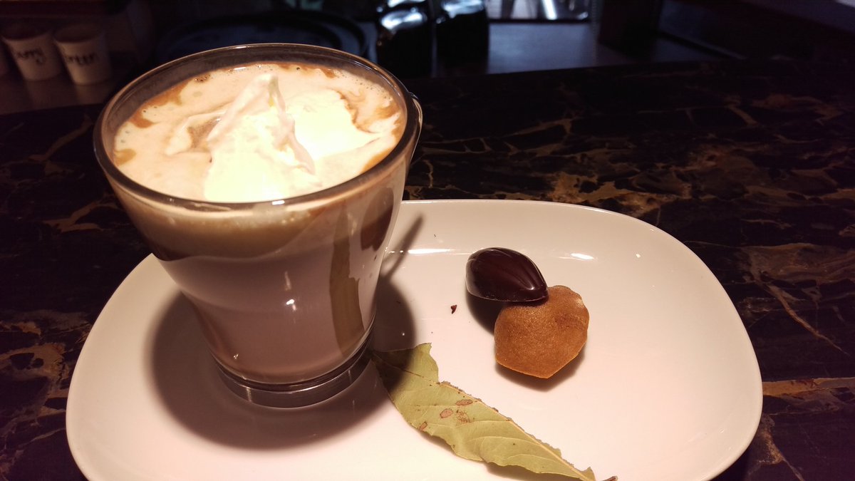 VJRedlon's tweet photo. .@CityFood_mag I am at Thierry #hotchocolatefest rich in flavor but not too sweet #iamsweetenough #unique #indulge https://t.co/G3vno0iqmq
