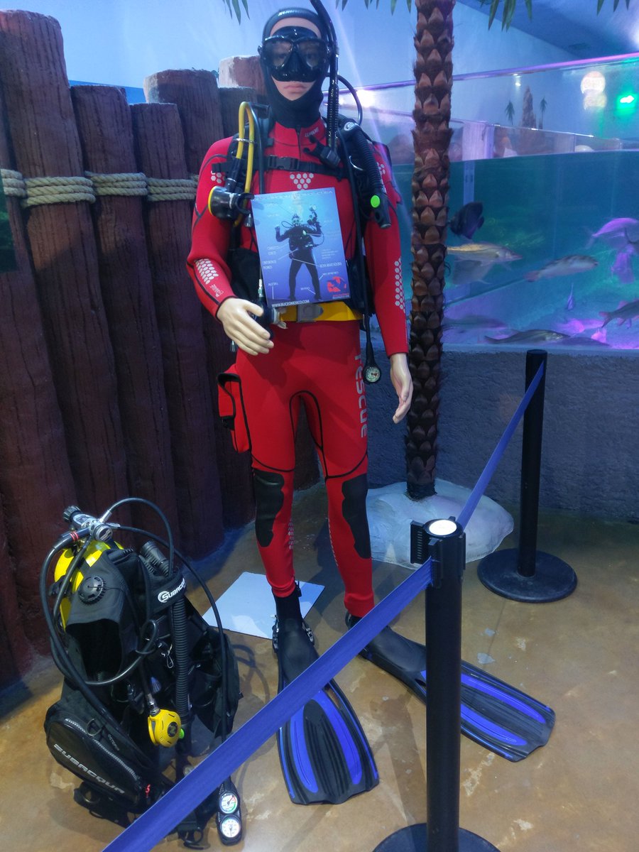 DM_Sierra's tweet photo. Todo este mes, exposición en @AcuarioInbursa de @gerdelvillar este equipo patrocinado por #subacqua y @BuceoMX #buceo #scuba #NocheDeMuseos https://t.co/fFvF3kIK70