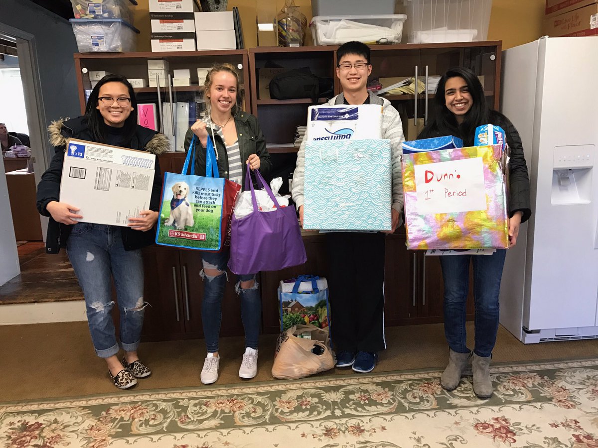 STEM_KeyClub's tweet image. 80 items donated for women and children in need! Thanks to all who donated!