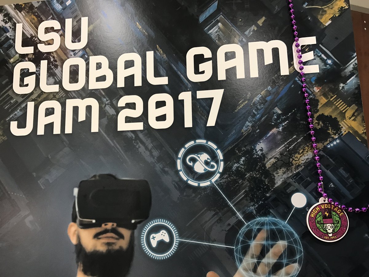 It was a pleasure spending the weekend mentoring @LSUDMAE's #GlobalGameJam hub! Many inspiring, young #gamedevs and #indiedevs! <a href="/lsu/">LSU</a> <a href="/LSUCCT/">LSU CCT</a>