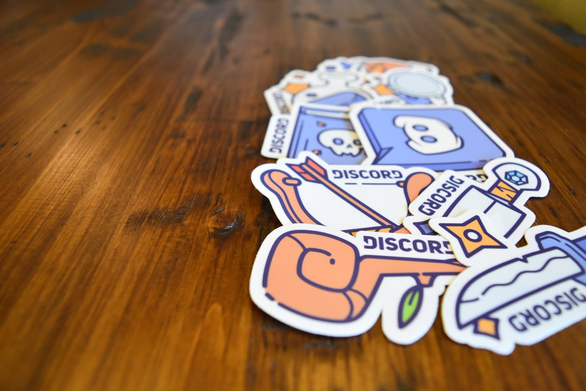 discord's tweet image. Ok cool gtk. To get free stuff, like and retweet for chance to win a #PAXsouth2017 exclusive Discord swag pack. We'll give away 3 at random