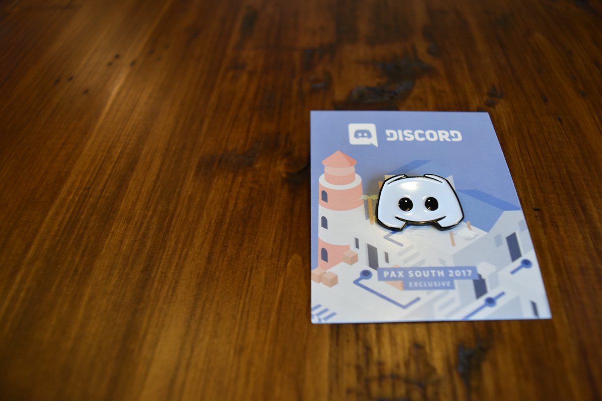 discord's tweet image. Ok cool gtk. To get free stuff, like and retweet for chance to win a #PAXsouth2017 exclusive Discord swag pack. We'll give away 3 at random