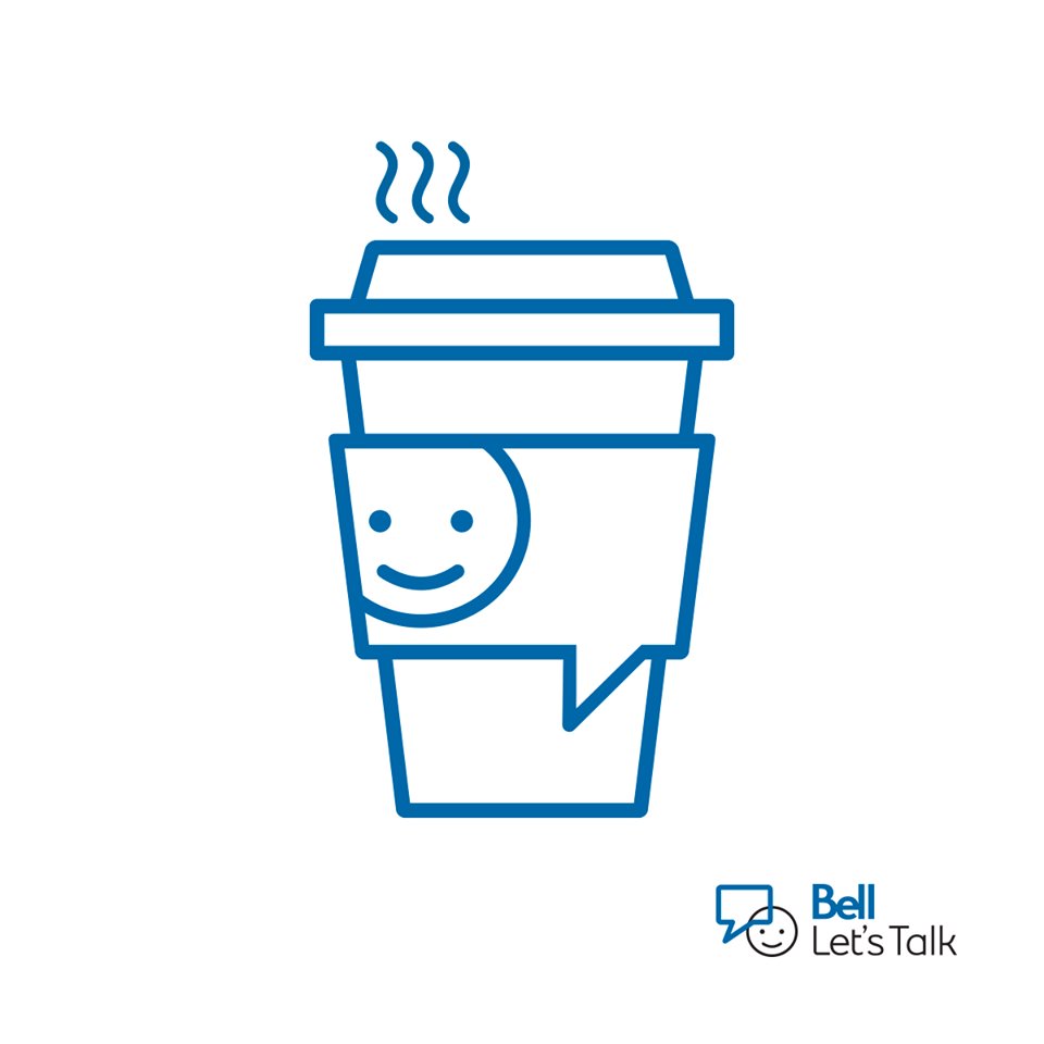 #BellLetsTalk about how much better your work environment would be if everyone is open to talk