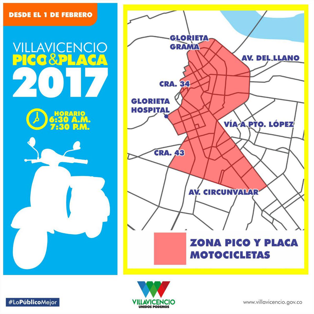 A partir del 01 de feb mejorará la movilidad.  El polígono de restricción rige sólo barrios como barzal, 7 de agosto, san benito y centro.