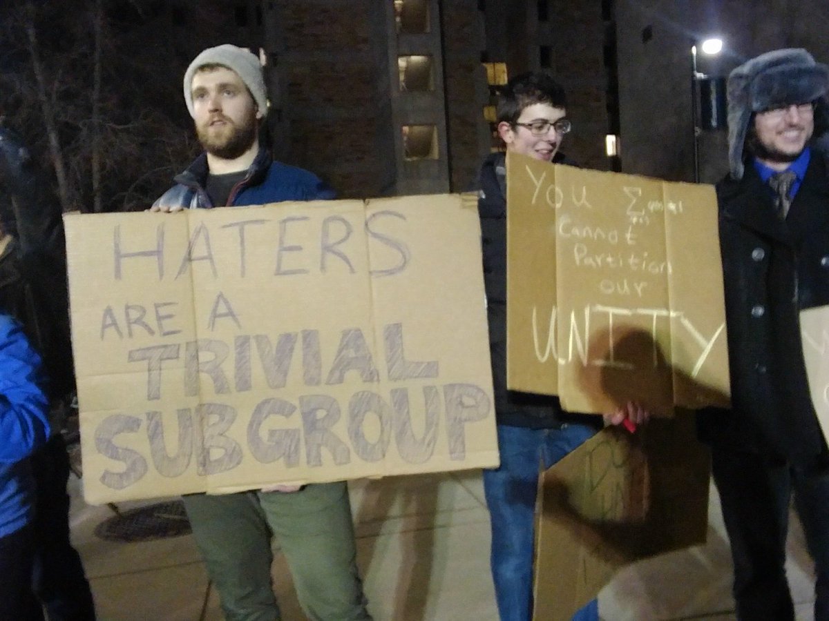 MathAgainstDiv's tweet photo. Mathematicians Against Division! #NoDiv #MiloAtCU @CUBoulder https://t.co/B2UoOYammf