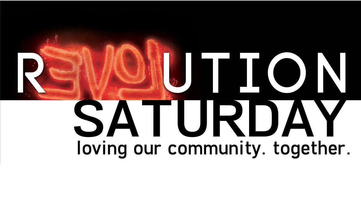 YourCalvary's tweet photo. Mark your calendars for Revolution Saturdays, 4/8 & 10/14! We'll serve the community together. https://t.co/mDxdyUBXIV #2017Revolution https://t.co/gP7g81gcL6