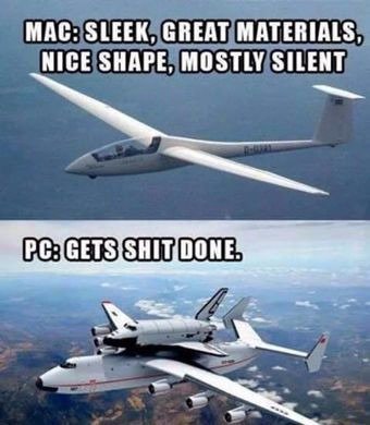 MissRossi's tweet image. Yes I&apos;ve chosen my side on the eternal battle. #PCvsMac