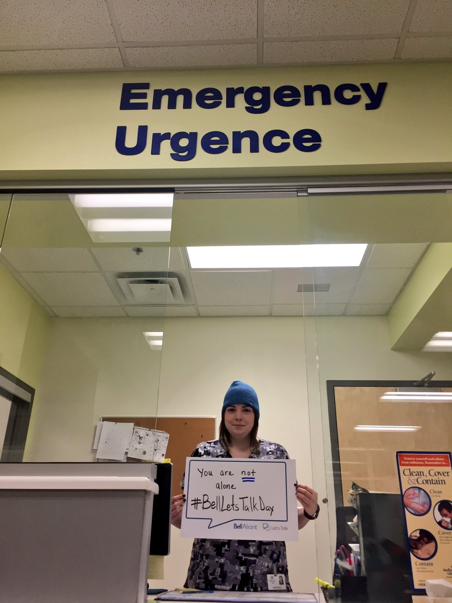 Thank U Nurses, Paramedics, Docs, Social Workers, Counsellors &amp; Support Staff at all hospitals in NL!  #BellLetsTalk <a href="/HCS_GovNL/">Health and Community Services NL</a> @PANL_EMSNL