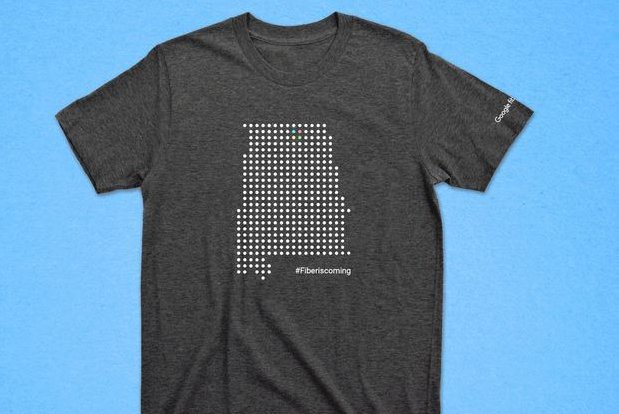 whnt's tweet photo. Google Fiber is giving away free T-shirts to Huntsville residents https://t.co/lrY6Jan43E https://t.co/hdzFRf1ANl