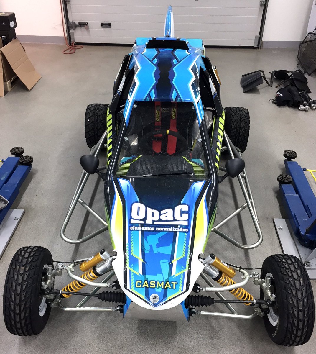 Fastest growing motorsportclass, extremecarts with 2 kilo/hp need the best suspension. Now this Casmat got it @Öhlins #Swespeed #Öhlins