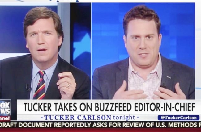 Tucker Carlson demolishes Ben Smith Buzzfeed (VIDEO)