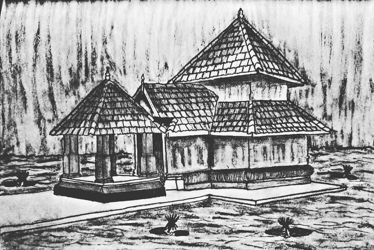 Details more than 70 kerala temple sketch seven.edu.vn
