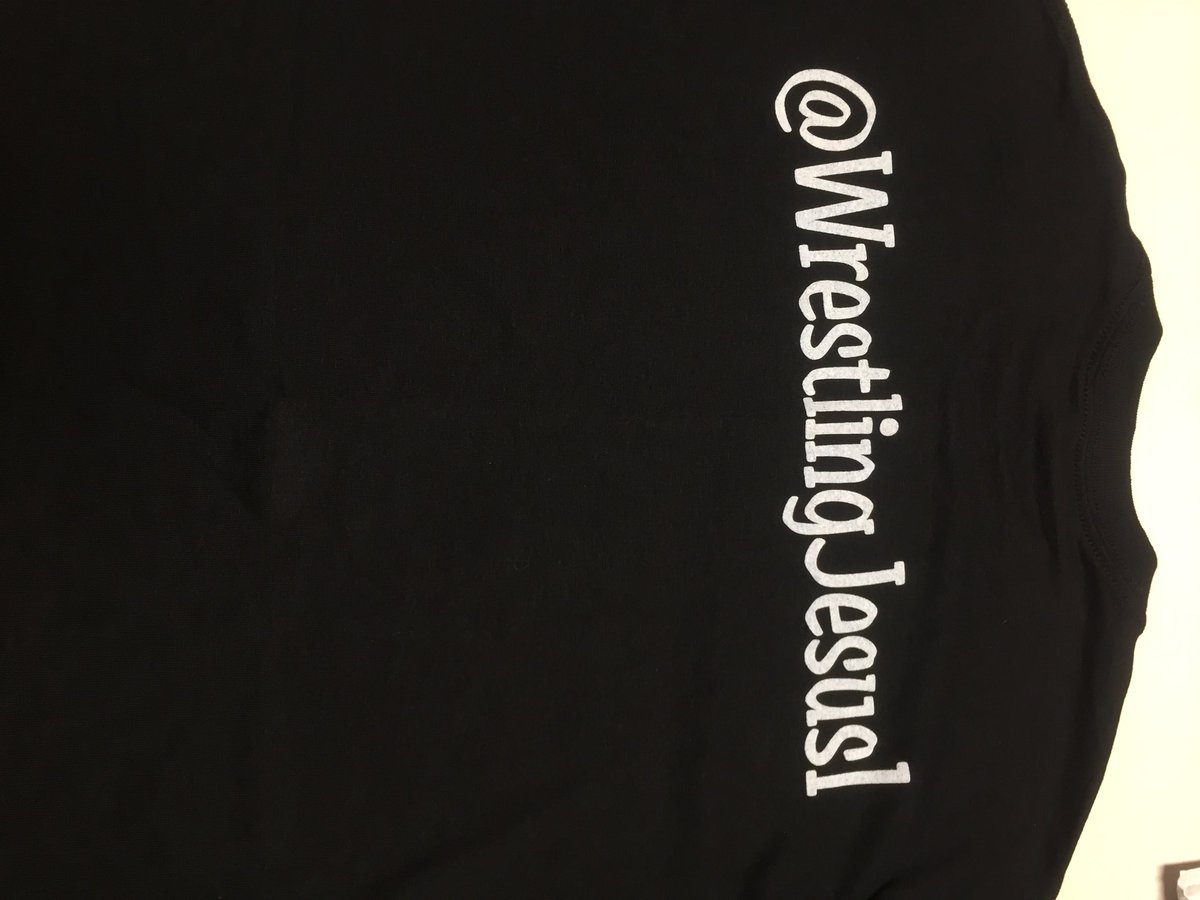 shawx10's tweet image. #Blessed to receive the original @WrestlingJesus1 T-Shirt!!! #JesusTrained