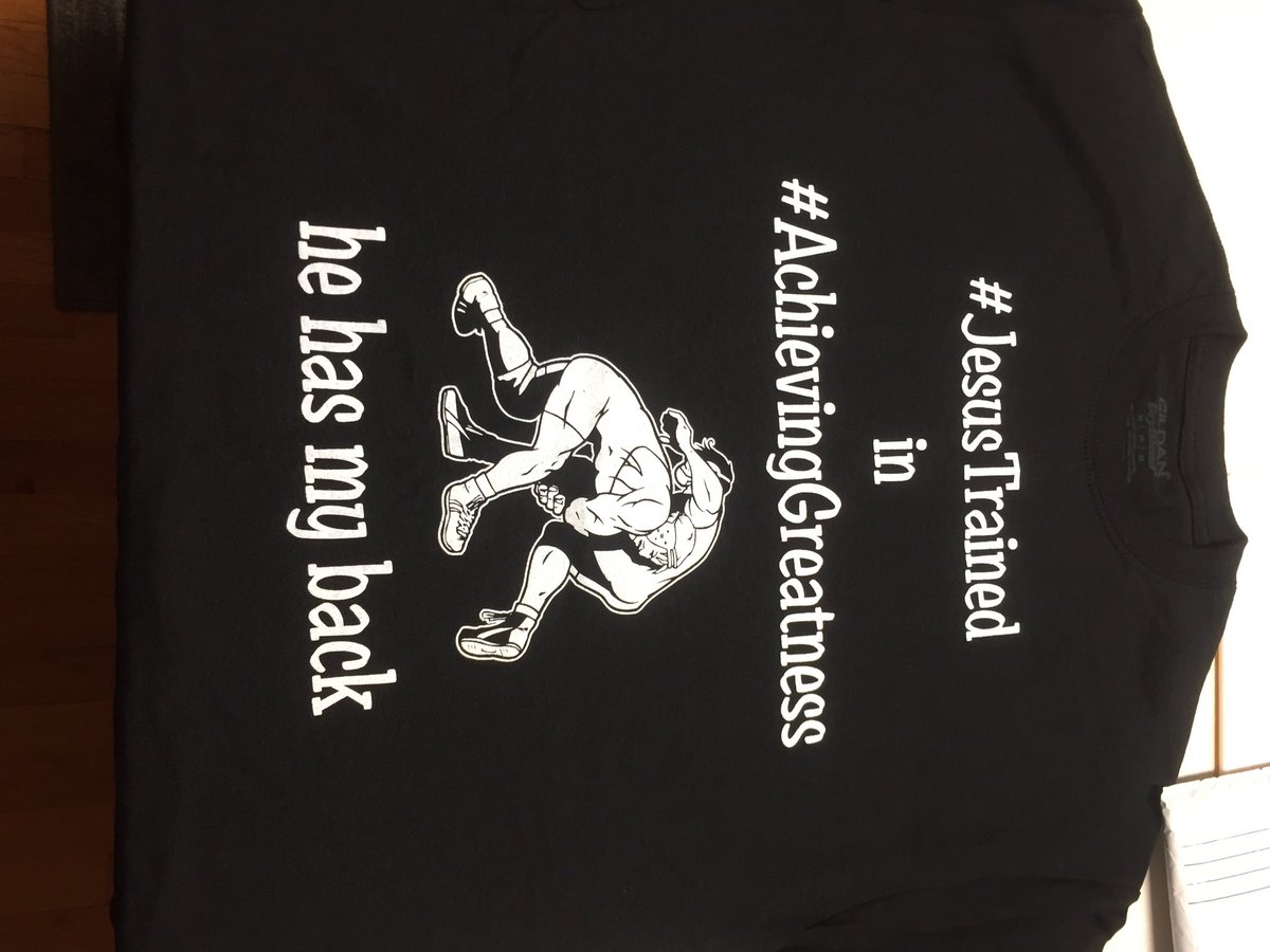 shawx10's tweet image. #Blessed to receive the original @WrestlingJesus1 T-Shirt!!! #JesusTrained