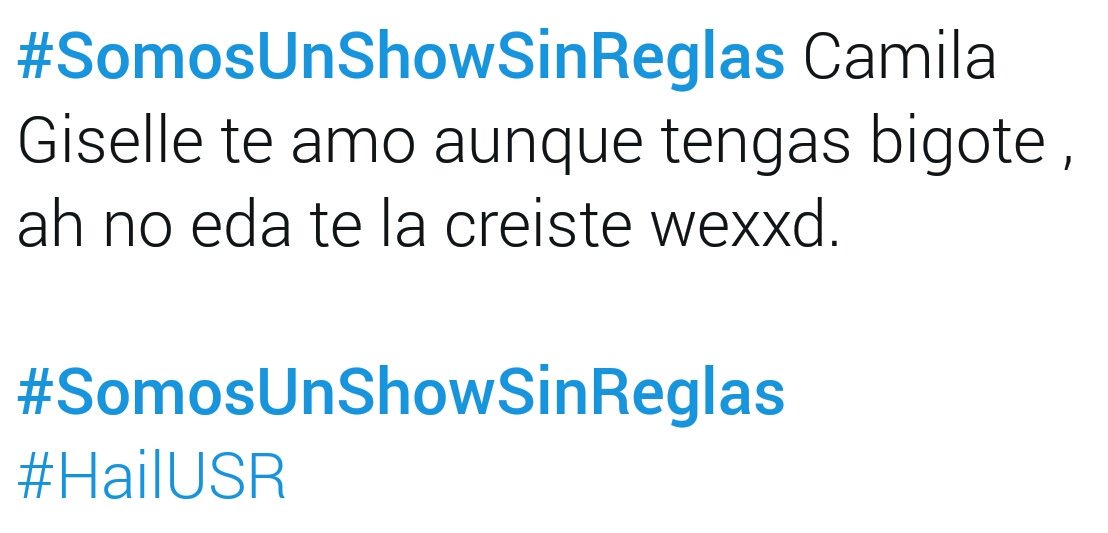 CatitoSan1's tweet photo. @UnShowDeUrsas
#SomosUnShowSinReglas 
#HailUSR 
#ElMostachoD'Giselle
#UnShowDeUrsas https://t.co/rhSgB5lFoK