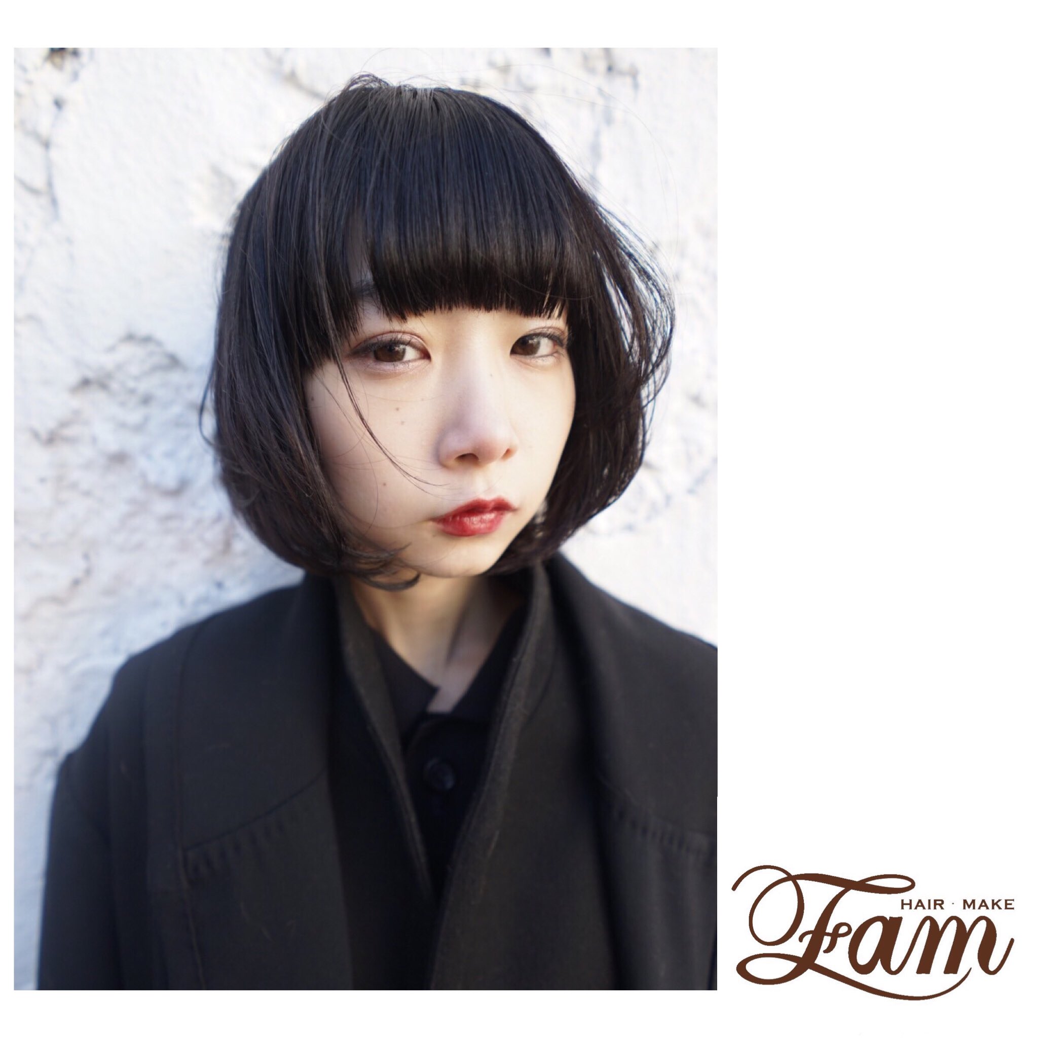 Twitter 上的 代官山美容室 Fam ファム 黒髪に ワイドバング グラデーション の入った丸めのボブ ボブ フルバング 黒髪 ワンカール 代官山美容室 黒髪ボブ ショートヘア インスタグラムでもヘアスタイルを上げています インスタグラム T Co