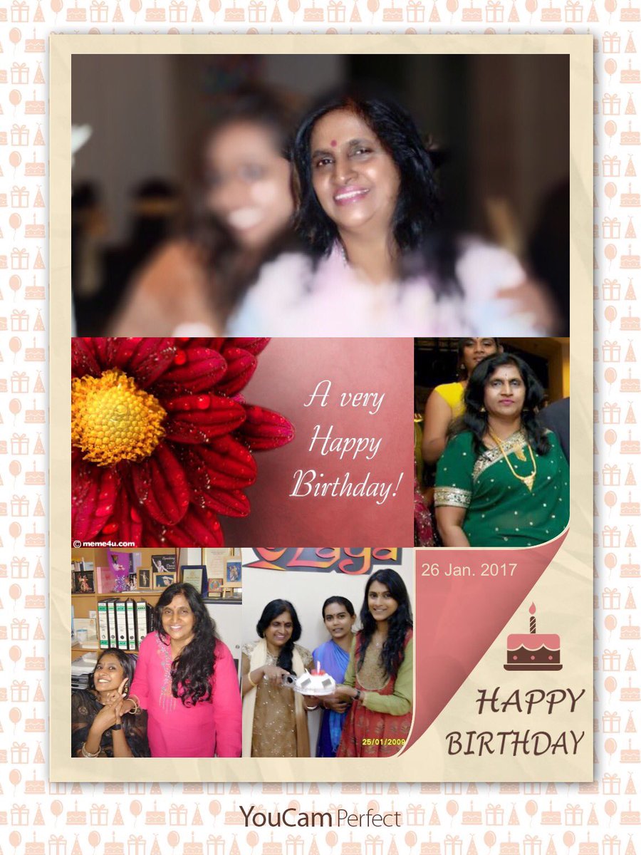 puvissha_offl's tweet photo. Wishing my mom a very Happy 66th Birthday 😊❤😊 Love you always Amma and Happy Republic Day 🇮🇳 @puvishafc https://t.co/W8kIWx6jHD