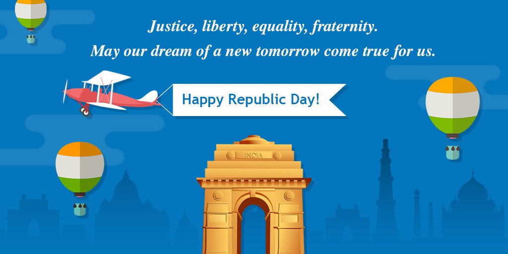 #HappyRepublicDay to you all!