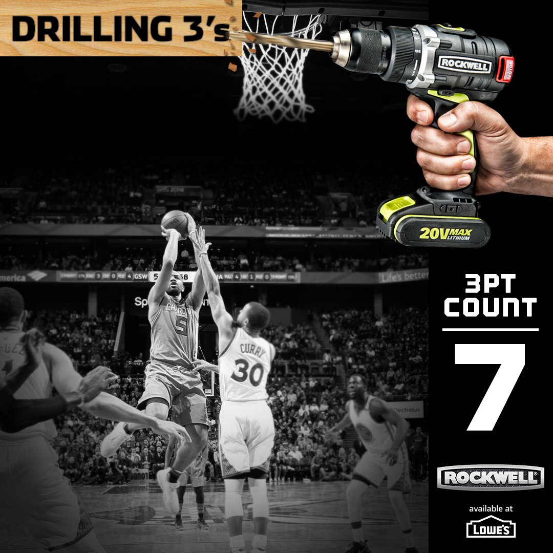 Your @RockwellTools #Drilling3s total for the game #GSWatCHA #buzzcity https://t.co/EWVzaT7G4p