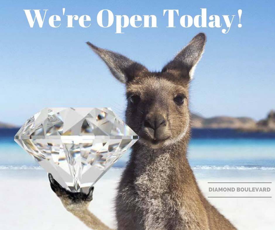 diamondblvdau's tweet photo. 'Hop on over' to Pacific Fair - we're open today!

#australiaday #diamonds #pacificfair #goldcoast https://t.co/oCOV5o2aPb